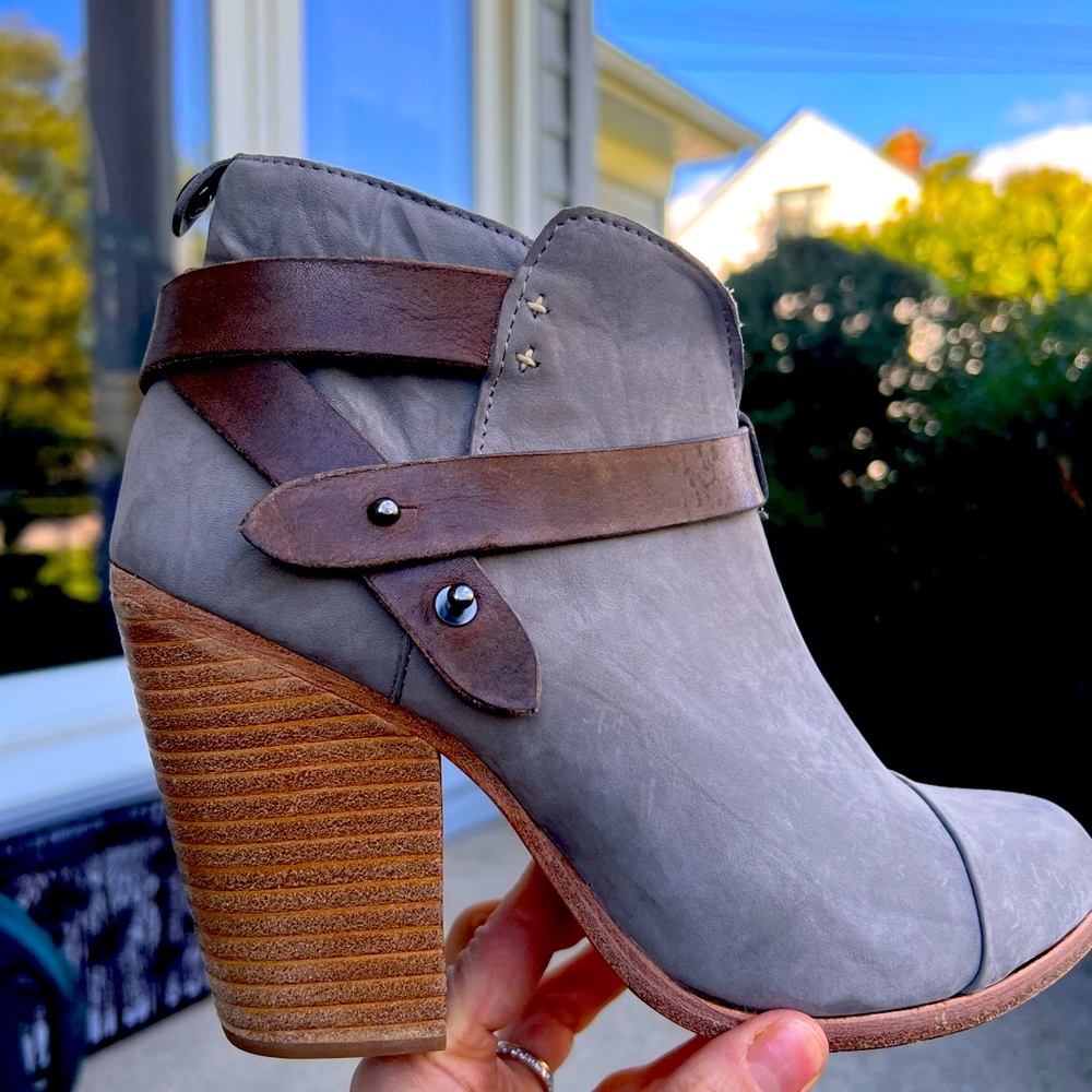 Rag & Bone grey suede HARROW EU 40